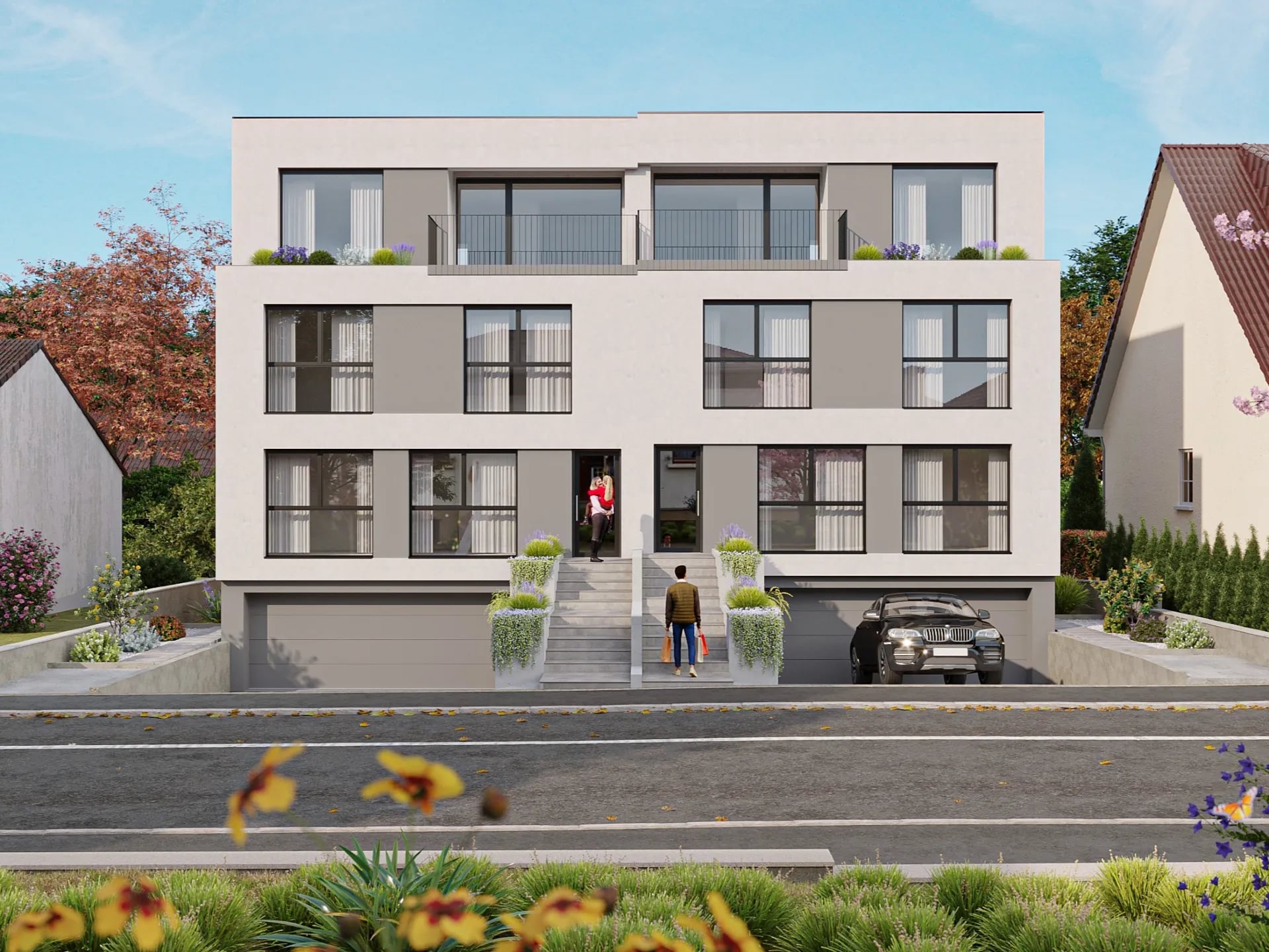 Duplex B1 4 bedrooms Capellen Olm