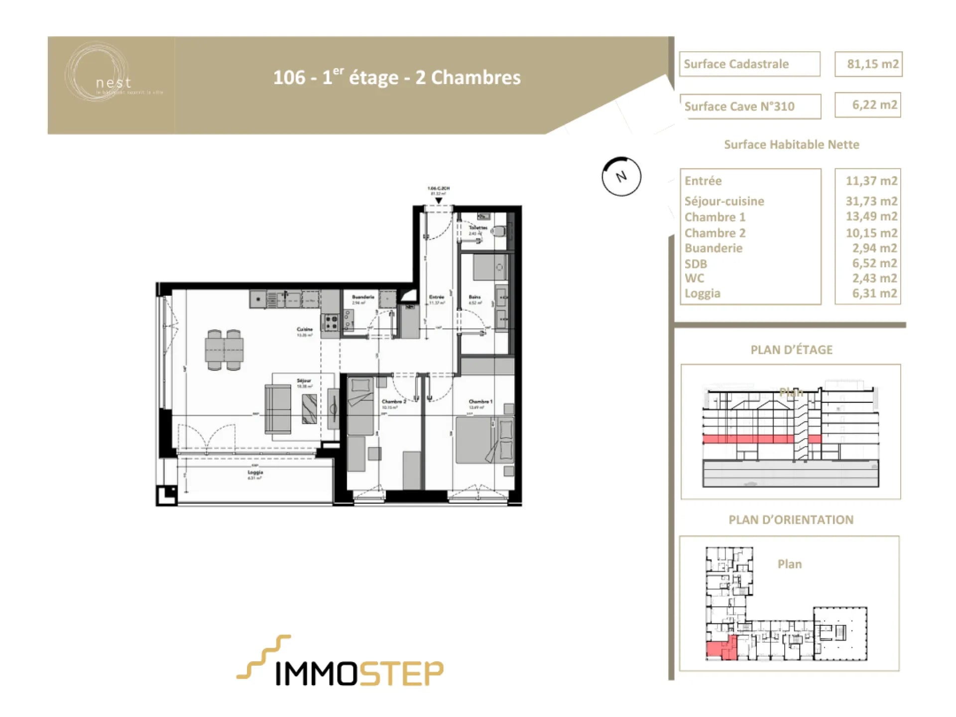 2bed apartment-Luxembourg Belval